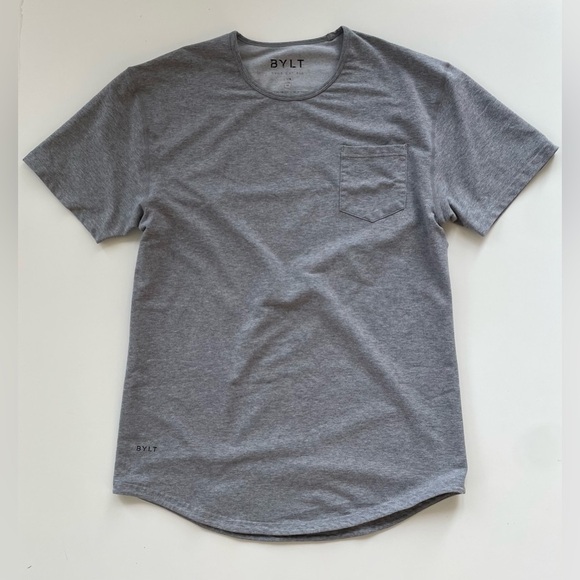 BYLT Basics Men’s Drop-Cut LUX Short Sleeve Tee LOT OF 3 Size Medium/Large - Picture 2 of 12